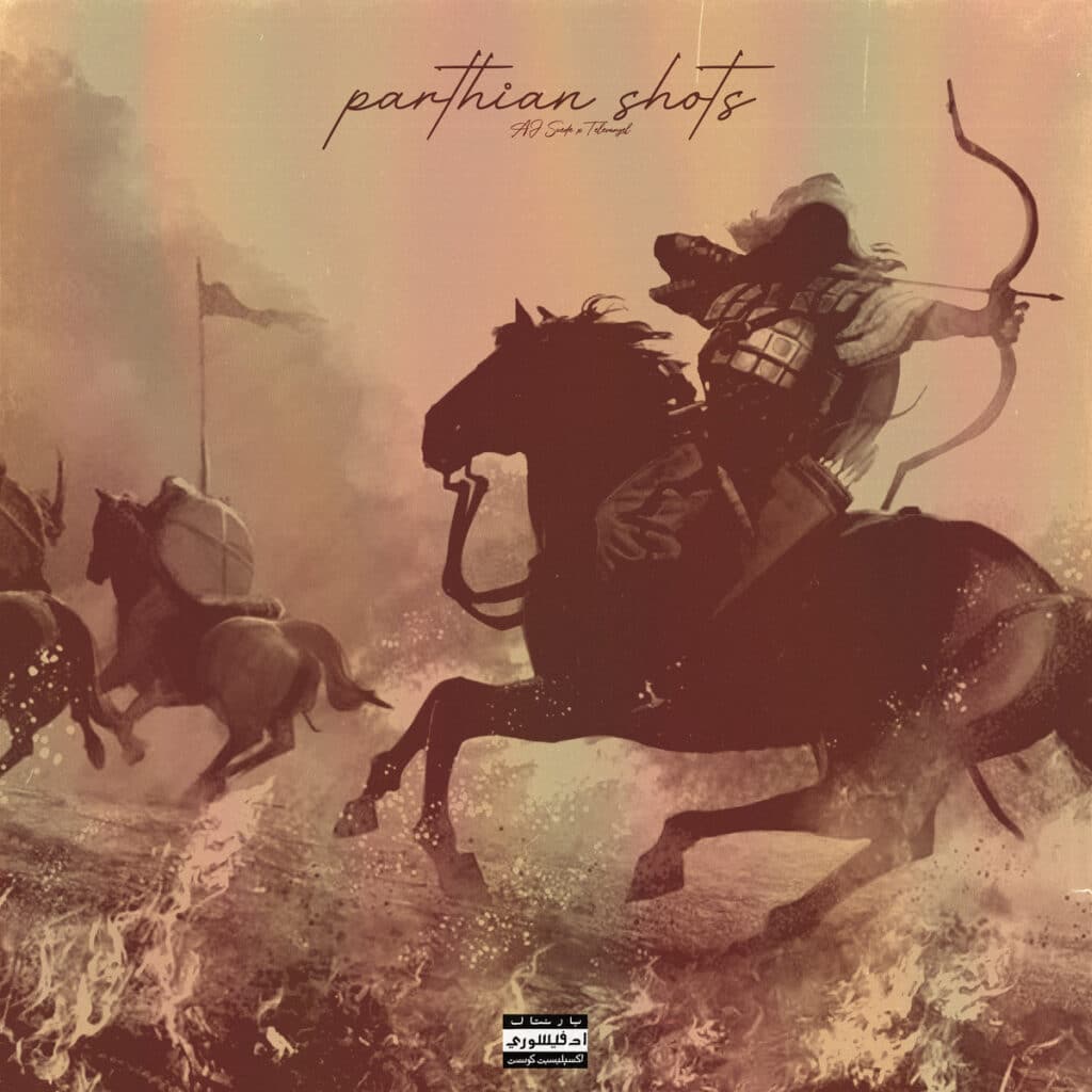 Parthian Shots shows AJ Suede and Televangel once again crafting a rigorous project that demands careful attention to lyrics as well as beats.