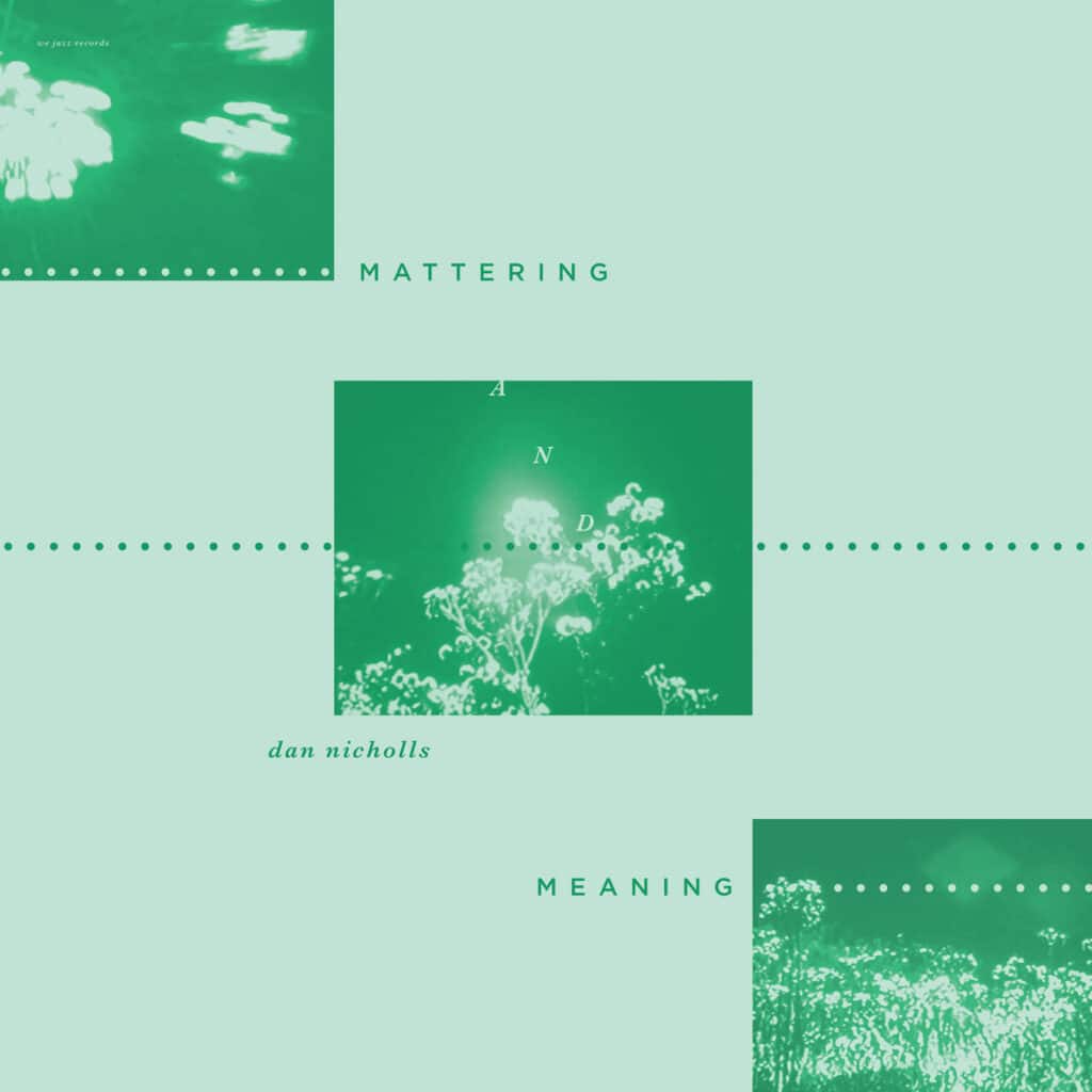 cover art for dan nicholls album mattering and meaning