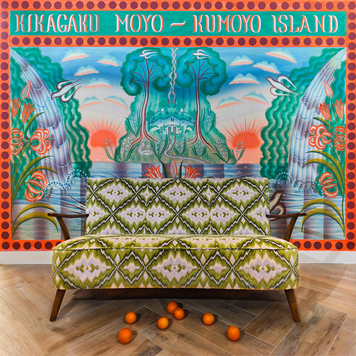 Cover art for Kikagaku Moyo album Kumoyo Island.